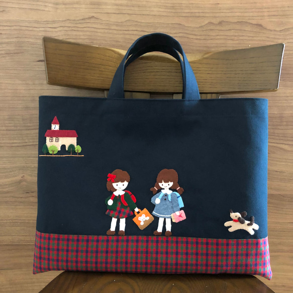 i_✳︎様オーダー^ ^ファミリアチェックのランドセルカバー （ooaa.様 