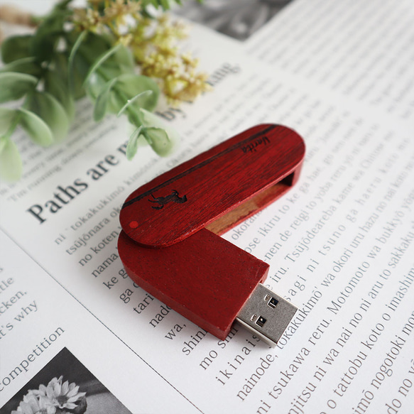 [個性化] 馬木 USB 存儲器 32GB 留言聖誕禮物結婚禮物嬰兒送禮會 USB 3.0 第9張的照片