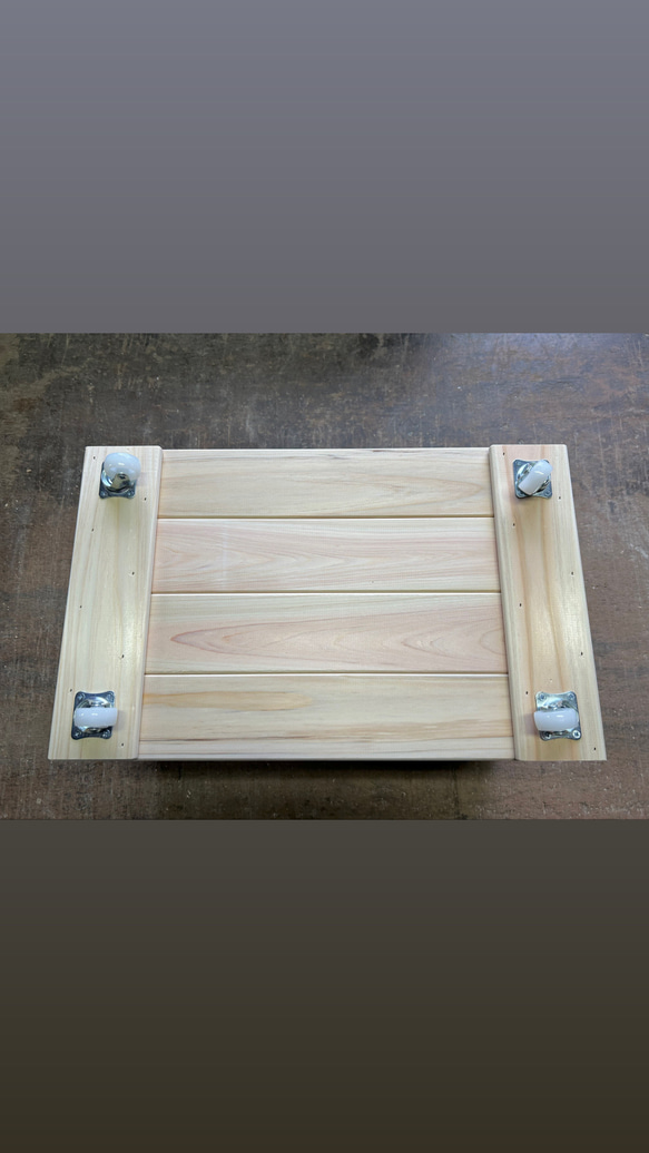 【送料無料】2個セット　国産ひのき　ウッドボックス〈大〉 9枚目の画像