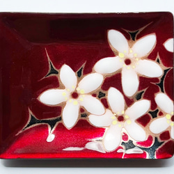 七宝焼皿　唐物 七宝焼皿 唐物