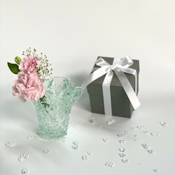 フリットVASE（M)／ガラスの花びん【ギフトラッピング無料】 2枚目の画像