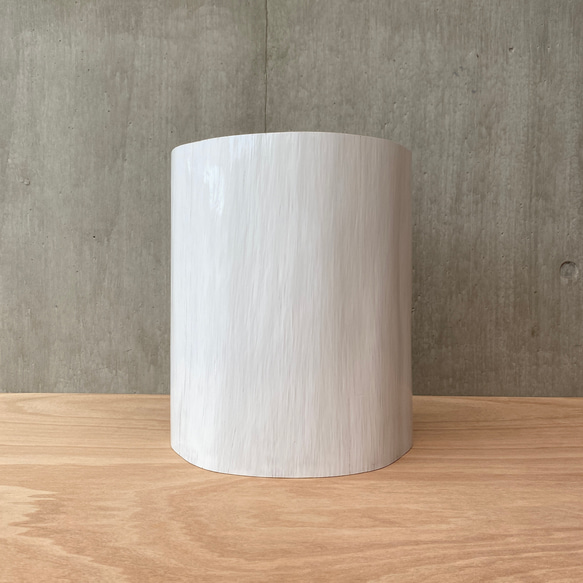 白ペンキ ヒノキ切り株 スツール 丸太フラワー消毒スタンド サイドテーブル