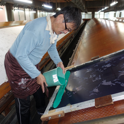 京都の職人が染めた手捺染生地（手染め）　WASHINO②-15　【生地売り】 3枚目の画像