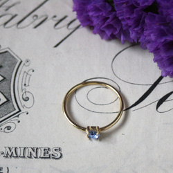 スワロフスキー　ビジュー　リング　クリスマス　誕生日　母の日　プレゼント　ラインストーン　指輪 シンプル 8枚目の画像