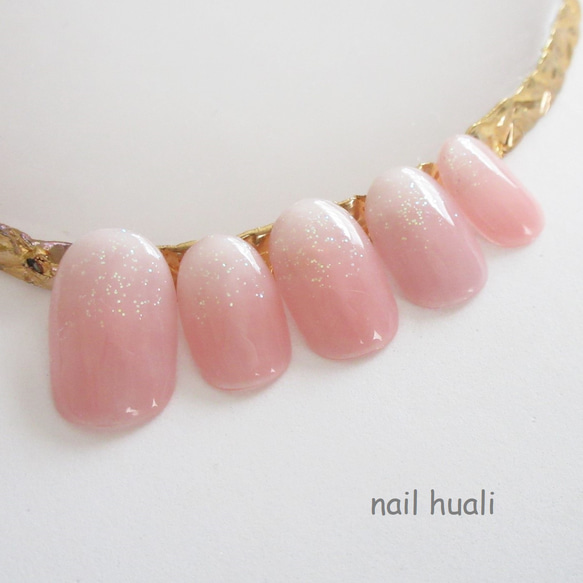 ジェルネイルチップ ベイビーブーマー ホワイト グラデーションネイル シンプル 【メール便送料無料】 ネイルチップ（つけ爪） nail