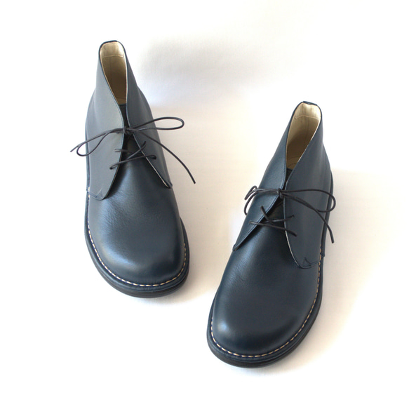 《B》オーダーメイドの革靴 毎日履きたい心地良さ 自分好みに選べる楽しさ　ショートブーツB-20 2枚目の画像