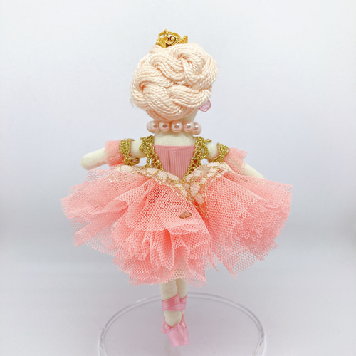 ルルベちゃん バレエ ピンクチュチュ （金平糖の精） バッグチャーム