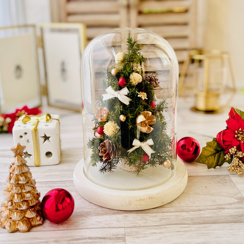 ドームガラスのミニツリー ハーバリウム・植物標本 Fullfleur 通販