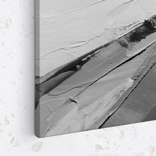 北欧アートパネル_ モノトーンペイント キャンバスインテリア アート