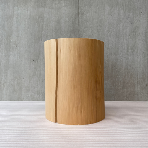 【ヒノキの切り株造形的スツール】 木 丸太椅子 オブジェ サイドテーブル ヒノキの切り株の造形的置物 】丸太 椅子 スツール オブジェ フラワー