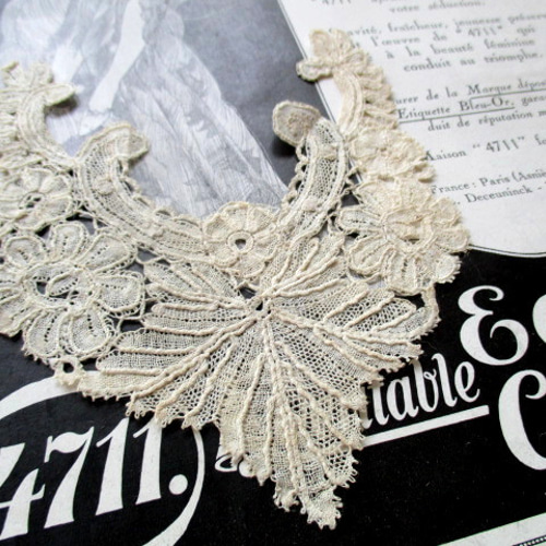 ♥*19世紀末 アンティークレース ベルギー Douchesse Lace デュシェス