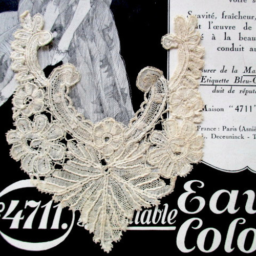 ♥*19世紀末 アンティークレース ベルギー Douchesse Lace デュシェス