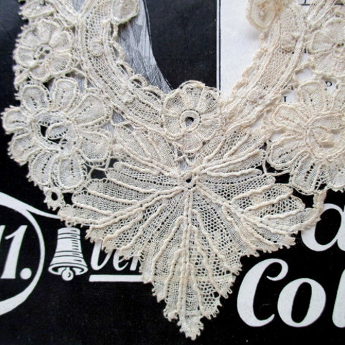 ♥*19世紀末 アンティークレース ベルギー Douchesse Lace デュシェス