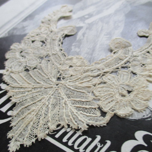 ♥*19世紀末 アンティークレース ベルギー Douchesse Lace デュシェス