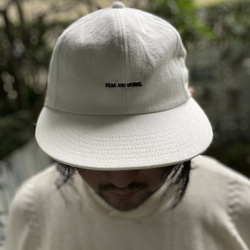 fear&desire washi-twill  cap w/ mini logo embroidery F 9枚目の画像