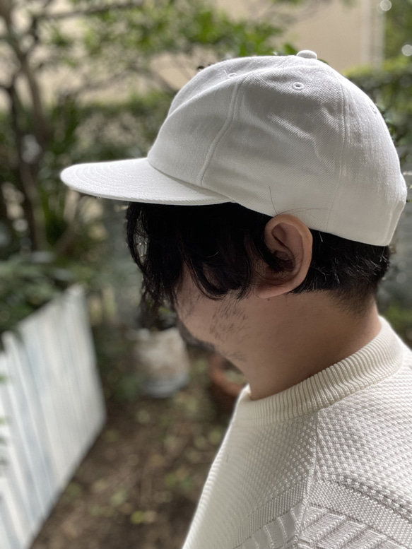 fear&desire washi-twill  cap w/ mini logo embroidery F 11枚目の画像