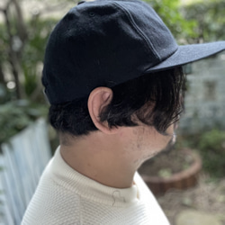 fear&desire washi-twill  cap w/ mini logo embroidery F 2枚目の画像