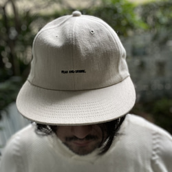 fear&desire washi-twill  cap w/ mini logo embroidery F 5枚目の画像