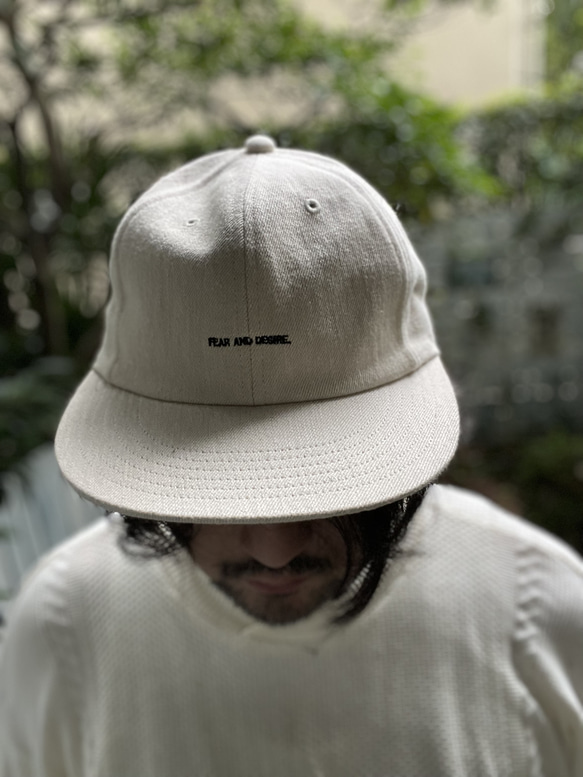 fear&desire washi-twill  cap w/ mini logo embroidery F 5枚目の画像