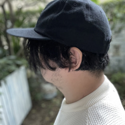 fear&desire washi-twill  cap w/ mini logo embroidery F 3枚目の画像