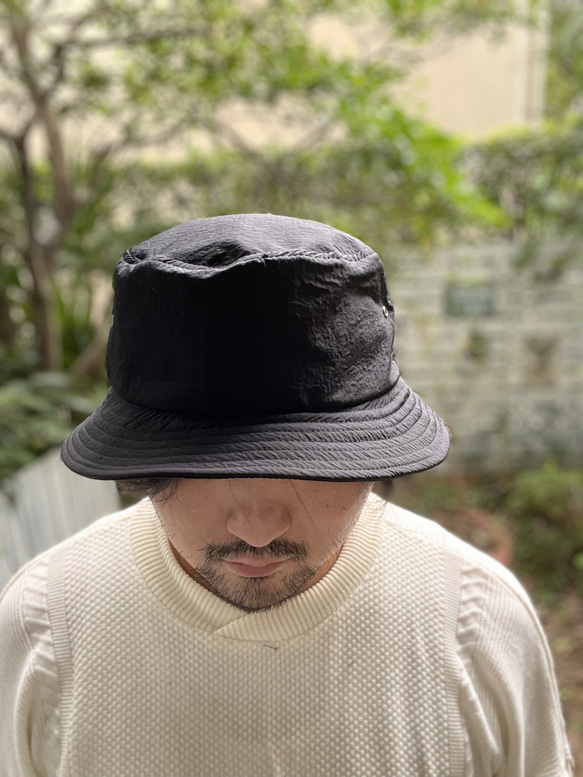 fear&desire WP shrink nylon bucket hat F ハット vanitas 通販｜Creema(クリーマ)