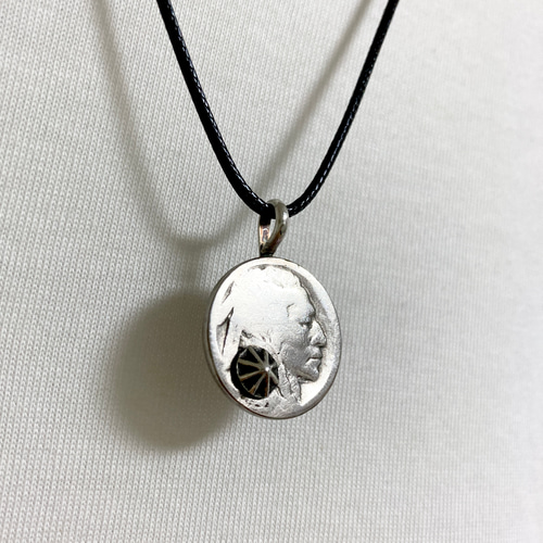 【祝開店！大放出セール開催中】 ヴィンテージコイン コンチョ シルバーネックレス ペンダント アクセサリー