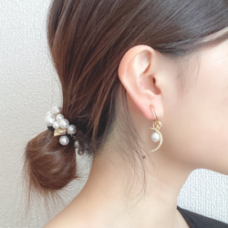 EARRING:「Noon」moonlight -Hoop 5枚目の画像