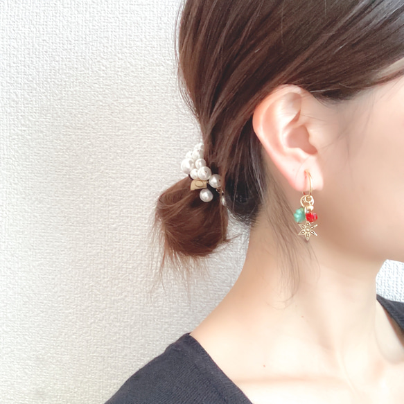 EARRING:「Noon」moonlight -Hoop 6枚目の画像