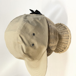 fear&desire t/c chambray  cap  F beige 6枚目の画像