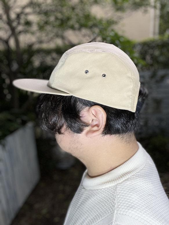 fear&desire t/c chambray  cap  F beige 3枚目の画像