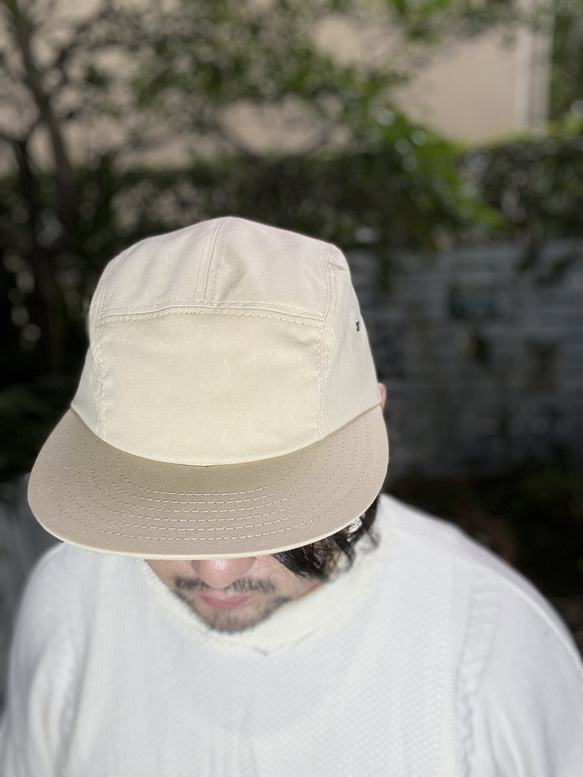 fear&desire t/c chambray  cap  F beige 1枚目の画像