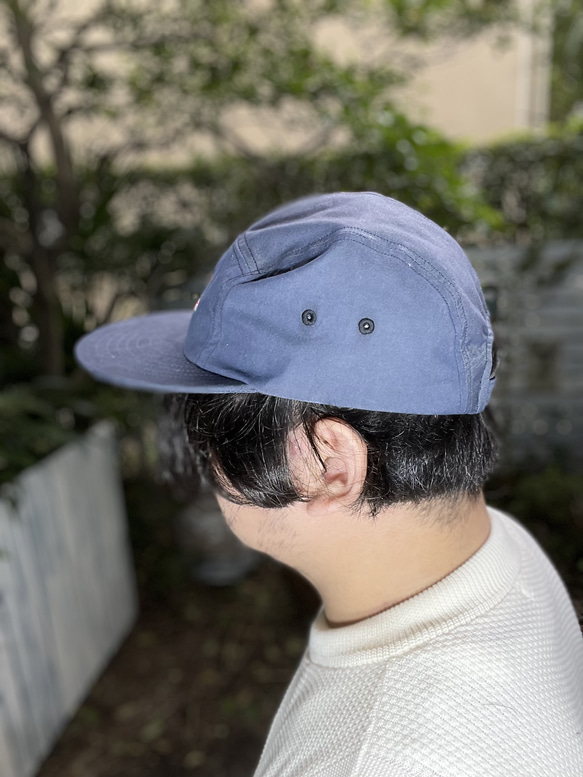 fear&desire t/c chambray  5panel cap w/embroidery F 3枚目の画像