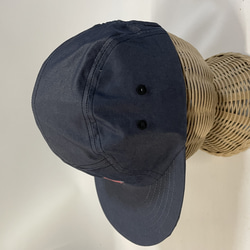 fear&desire t/c chambray  5panel cap w/embroidery F 7枚目の画像