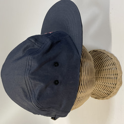 fear&desire t/c chambray  5panel cap w/embroidery F 9枚目の画像