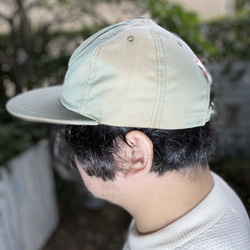 fear&desire t/c chambray USA cap w/embroidery F 3枚目の画像