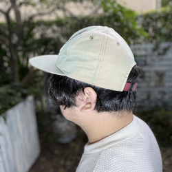 fear&desire t/c chambray  cap w/embroidery F 3枚目の画像