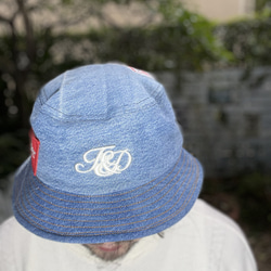 fear&desire  denim hat w/wappen F 1枚目の画像