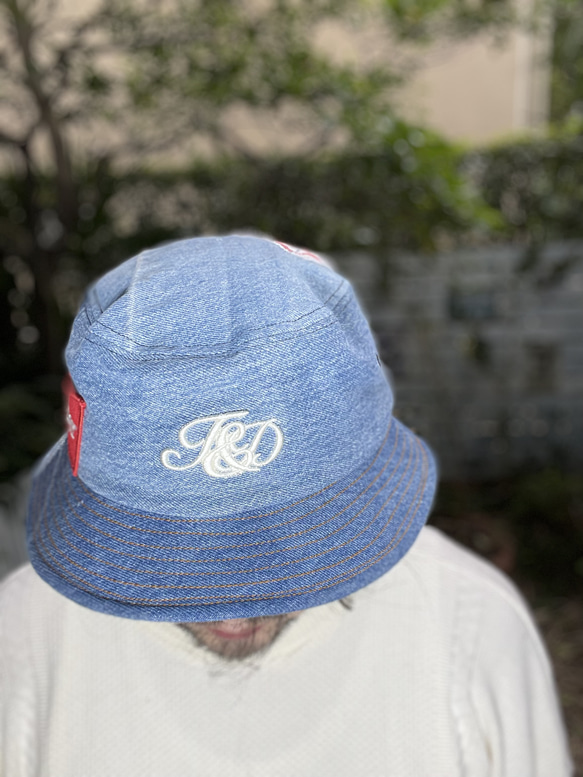 fear&desire  denim hat w/wappen F 1枚目の画像