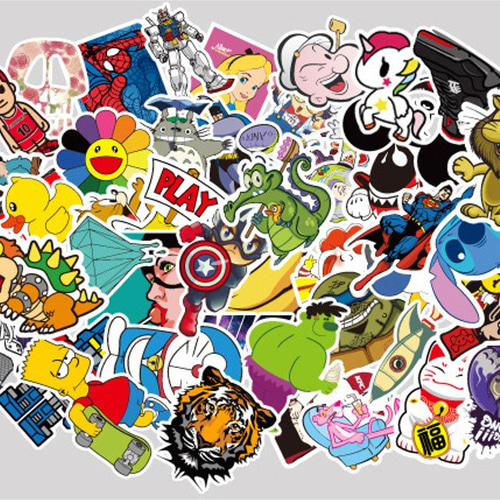 キャラクター ステッカーセット まとめ）#S＆Cコーポレーション ステッカー ステッカー5枚セット