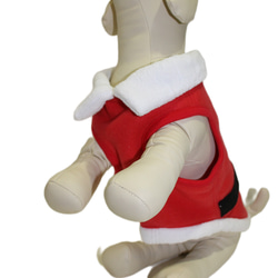 犬服 ペット服  冬 フリース クリスマス サンタ イタグレ コーギーフレブル ミニピン ダックス 中型犬 小型犬 10枚目の画像