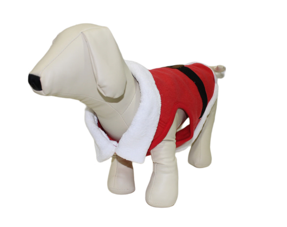 犬服 ペット服  冬 フリース クリスマス サンタ イタグレ コーギーフレブル ミニピン ダックス 中型犬 小型犬 8枚目の画像