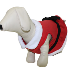 犬服 ペット服  冬 フリース クリスマス サンタ スカート イタグレ コーギーフレブル ダックス 中型犬 小型犬 冬服 8枚目の画像