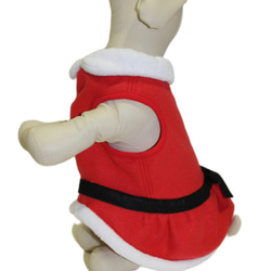 犬服 ペット服  冬 フリース クリスマス サンタ スカート イタグレ コーギーフレブル ダックス 中型犬 小型犬 冬服 9枚目の画像