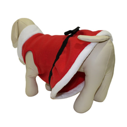 犬服 ペット服  冬 フリース クリスマス サンタ スカート イタグレ コーギーフレブル ダックス 中型犬 小型犬 冬服 5枚目の画像
