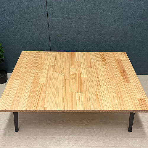 送料無料】 ローテーブル 長方形 90cm 60cm パイン 縦柄 折りたたみ脚  