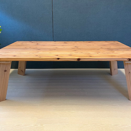 Natural Backyard 木製座卓 長方形オーダーメイド
