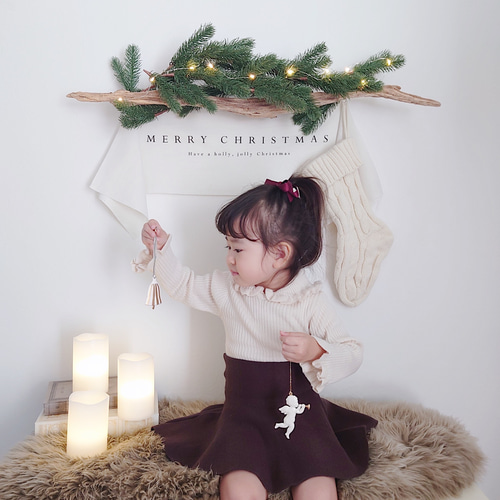 早割＊〈クリスマスタペストリー〉lettering | コットンリネン