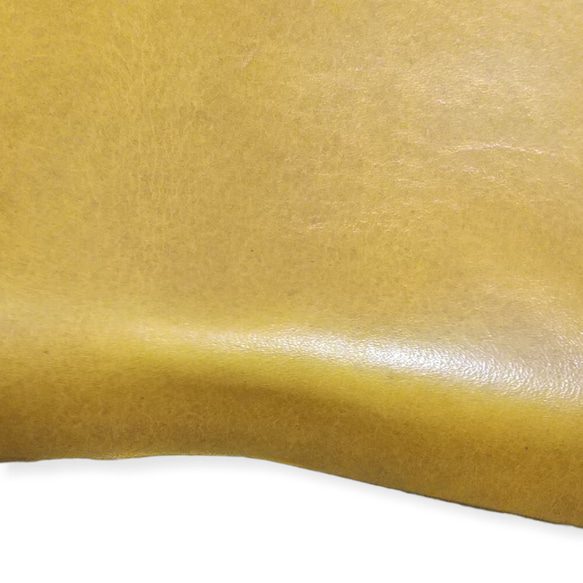 フルベジタブル タンニン鞣し ヌメ革 プルアップ オイル仕上げ 半裁 キャメル 5枚目の画像