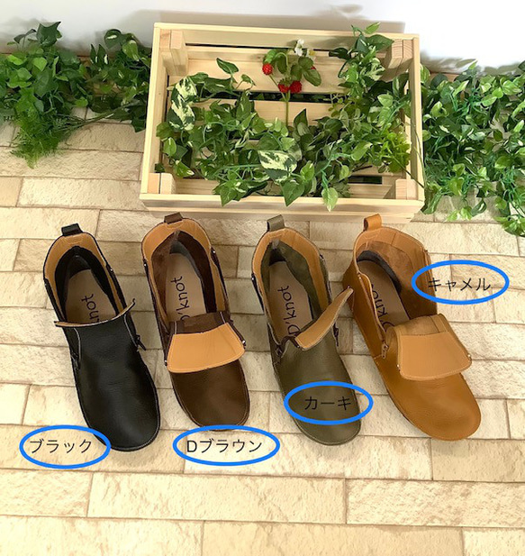 【履いたそばから足に馴染む】着脱簡単♪袋縫いダブルファスナーショートブーツ1011 5枚目の画像