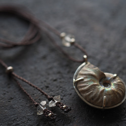 ammonite silver necklace  (woshimonotsuki) 12枚目の画像